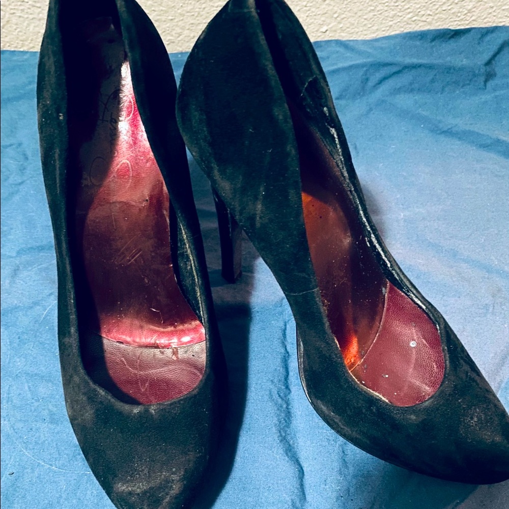 Suede 4in High heels.